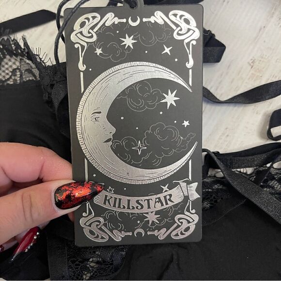 NWT Killstar black lace sacred circle bralette - Picture 6 of 7